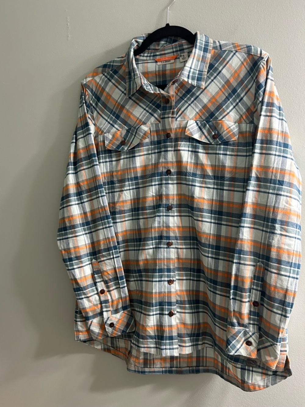 L.l. Bean Men's Katahdin Performance Flannel Shirt, Traditional Fit - Picture 2 of 9